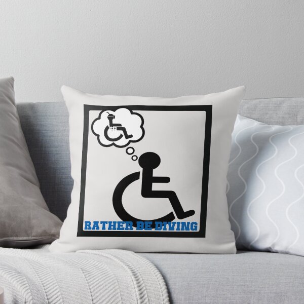 Item preview, Wheelchair humor, Rather Be Diving, Gift for Para-divers designed and sold by creativator.