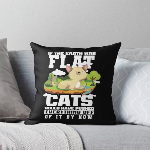 Item preview, If The Earth Was Flat Cat Earth Day designed and sold by WanitaDesign.