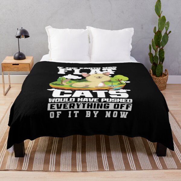 Item preview, If The Earth Was Flat Cat Earth Day designed and sold by WanitaDesign.