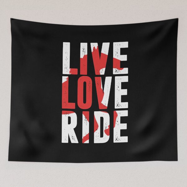 Item preview, Live love ride horses love riding animals gift designed and sold by redshirtz.