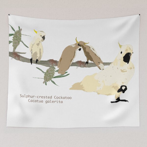 Item preview, Sulphur-crested Cockatoo by Chrissy Wild  designed and sold by ChrissyWild.