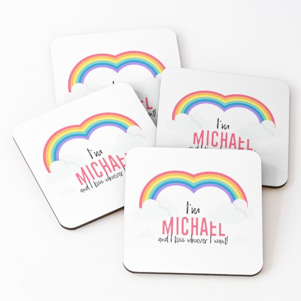 Item preview, Michael lesbian gay rainbow pride collection designed and sold by Urosek.