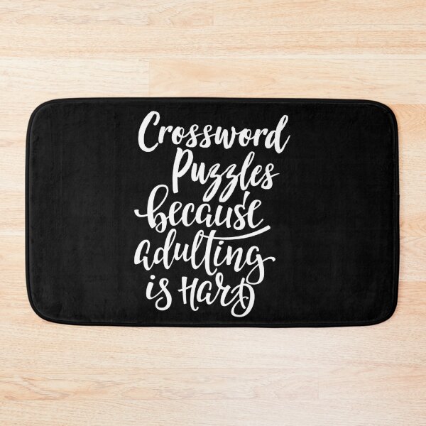 Item preview, Crossword Puzzles Because Adulting Is Hard designed and sold by ProjectX23.
