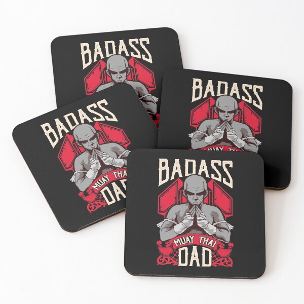 Item preview, Badass Muay Thai Dad Mixed Martial Arts MMA designed and sold by perfectpresents.