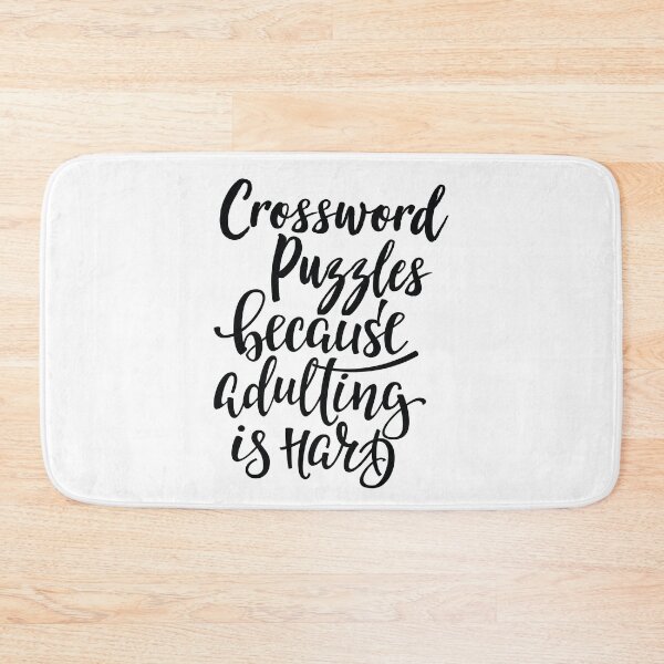 Item preview, Crossword Puzzles Because Adulting Is Hard designed and sold by ProjectX23.