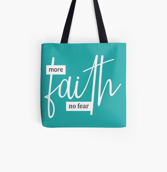 Faith All Over Print Tote Bag