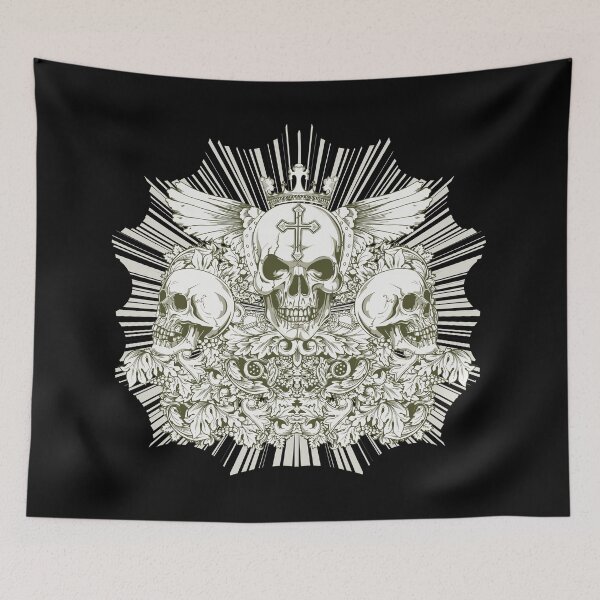 Item preview, Vanity-crowned skull designed and sold by TinoThreads.