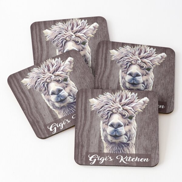 Item preview, Llama Alpaca Gigi's Grandma's Kitchen  designed and sold by lorrinani.