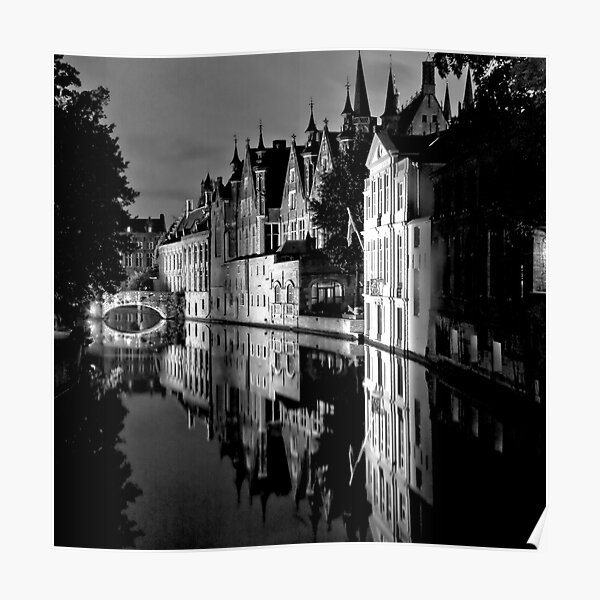 Canals of Bruges Poster