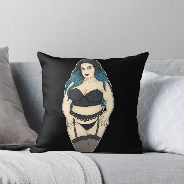Item preview, THICK PINUP Blue Hair designed and sold by VixxxenDesigns.