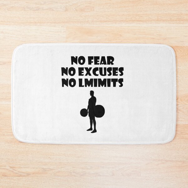 Item preview, NO FEAR NO EXCUSES NO LIMITS designed and sold by trainingclothes.