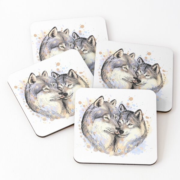 Item preview, Two Wolves designed and sold by Sofia Arvanius.