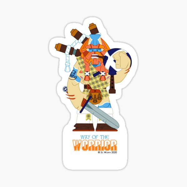 Brave Wallace - Warrior 3 Sticker