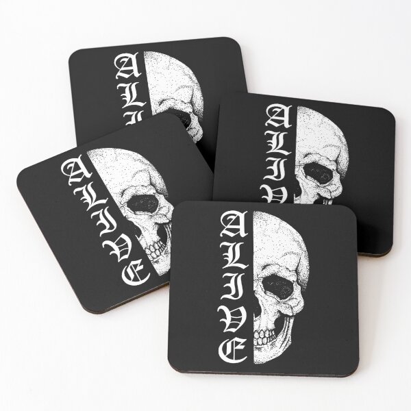 Item preview, Look Alive Skull (BLACK) designed and sold by InkPerspectiv3.