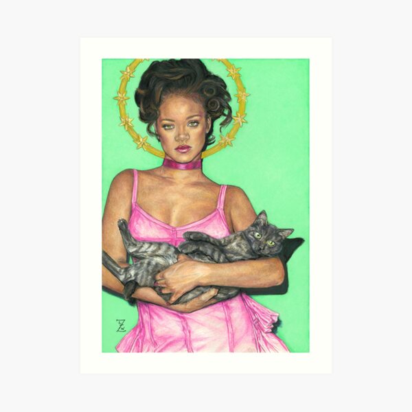 Lady Art Print