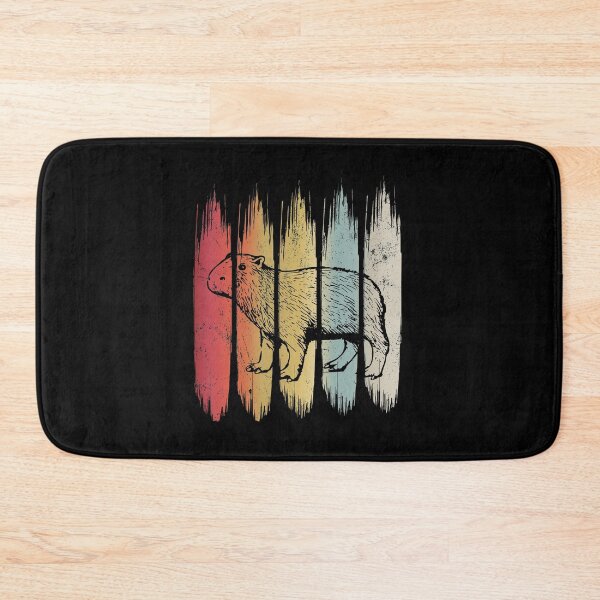 Item preview, Vintage Capybara Lover Retro Rodent Silhouette Gift design designed and sold by Grabitees.