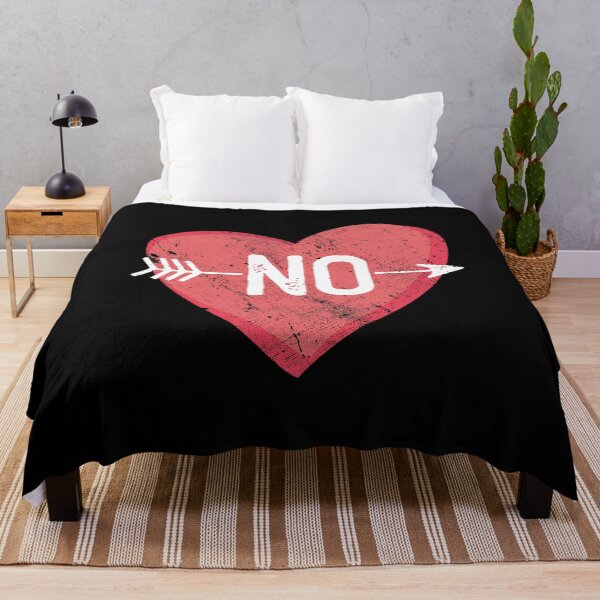 Item preview, Heart with No Anti Valentines Day Saying Cute Arrow Not In Love designed and sold by alenaz.