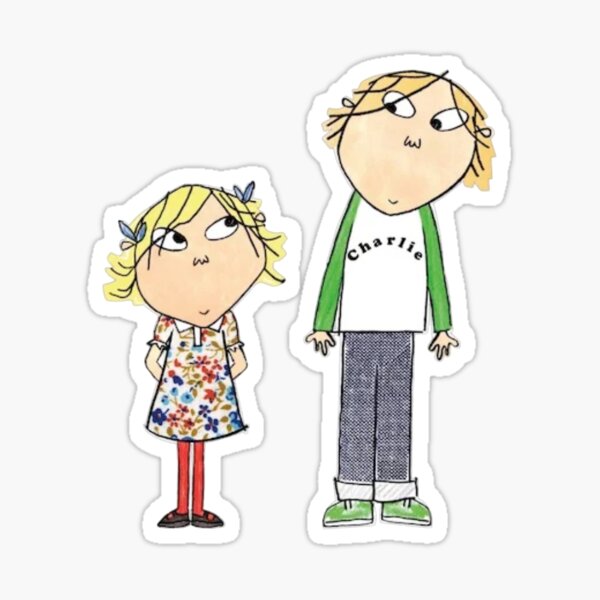 Vista previa del artículo con la obra «Charlie y Lola», diseñado y vendido por astridmillerr.