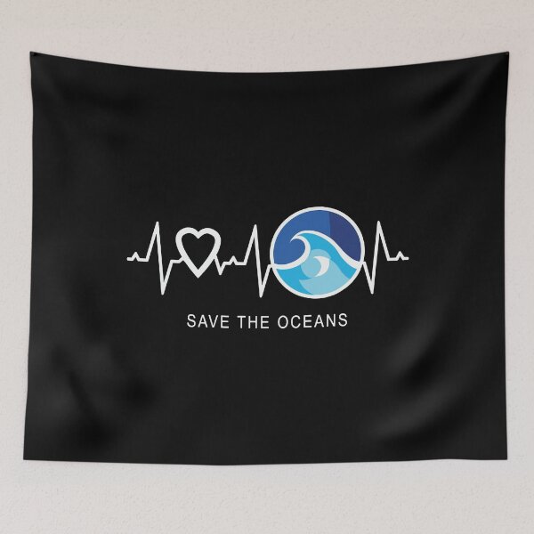 Item preview, Save The Oceans Heartbeat Earth Day 50th designed and sold by IceNiceIce.