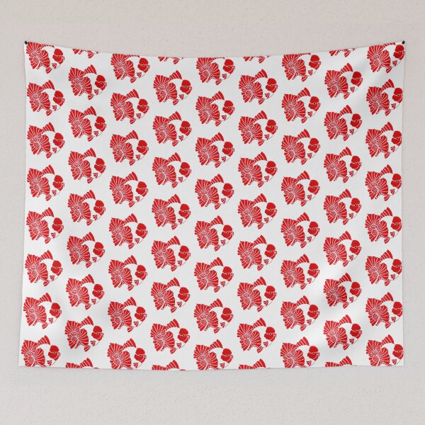 Item preview, Oranda Red and White Goldfish Logo 20 F designed and sold by Nosnah.