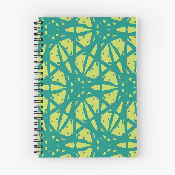 Item preview, Fizzy Lime Green Lemonade  Spaghetti Line and dot Pattern designed and sold by LJWDesigns.