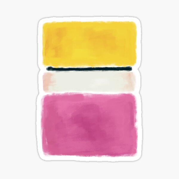 Rothko Inspired #24 Sticker