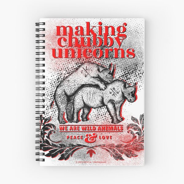 Item preview, Making Chubby Unicorns, Rhinoceros, Rhino Lover, Wildlife, Naughty Wild Animal designed and sold by wawanimals.