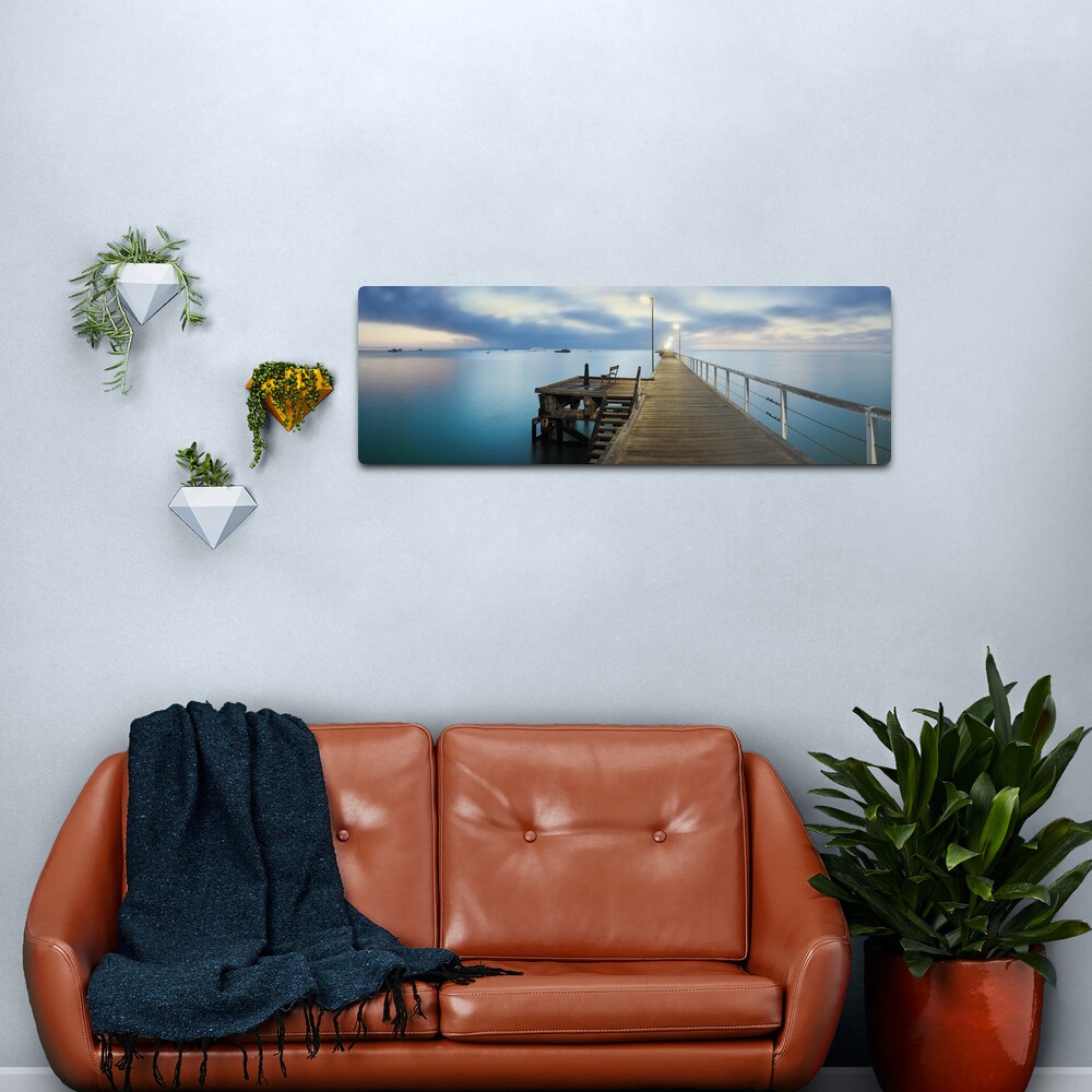 Beachport Jetty, South Australia Metal Print