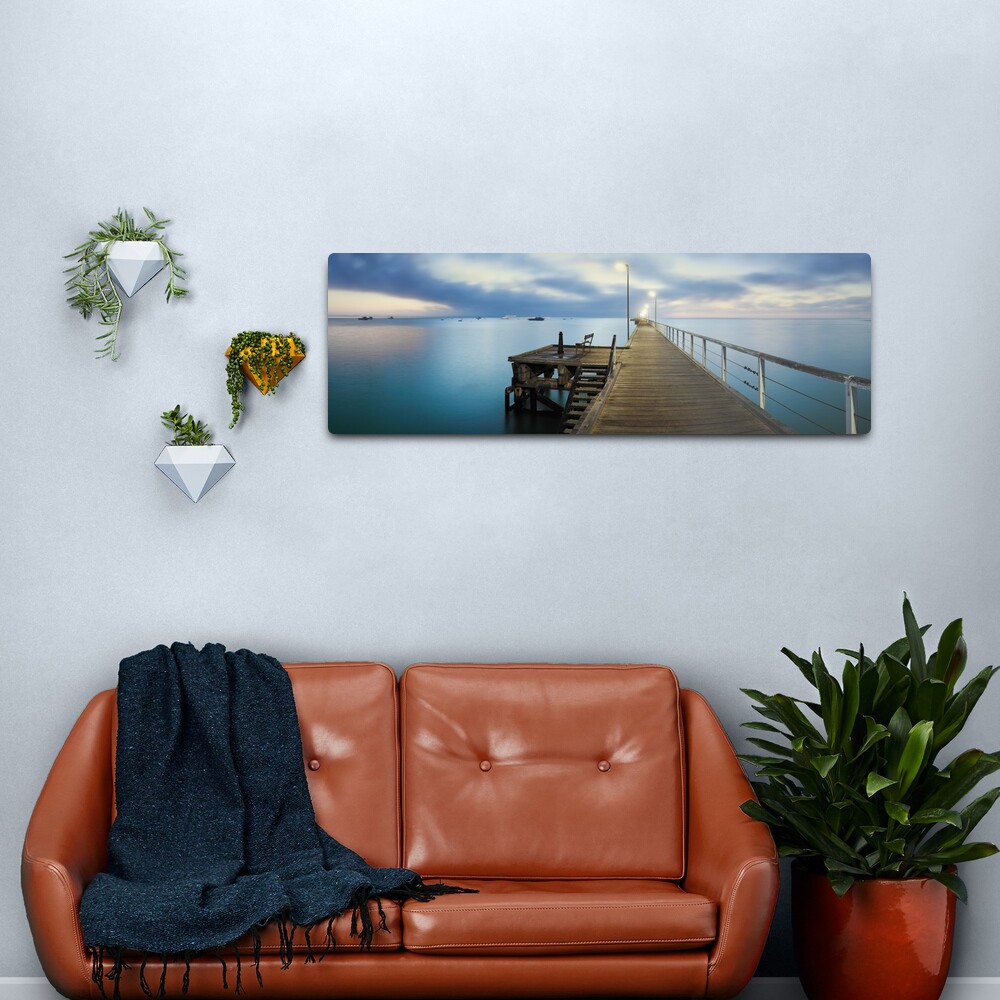 Beachport Jetty, South Australia Metal Print