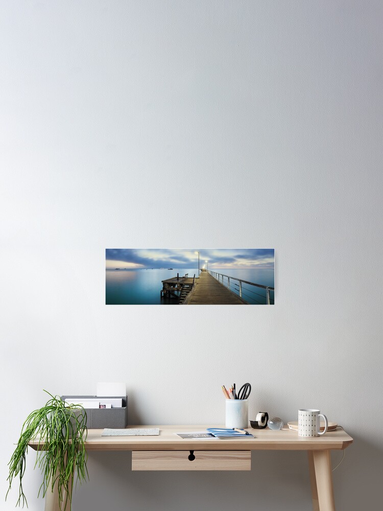 Thumbnail 2 of 3, Poster, Beachport Jetty, South Australia designed and sold by Chockstone.