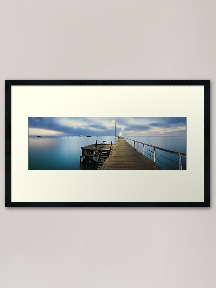 Thumbnail 1 of 7, Framed Art Print, Beachport Jetty, South Australia designed and sold by Chockstone.