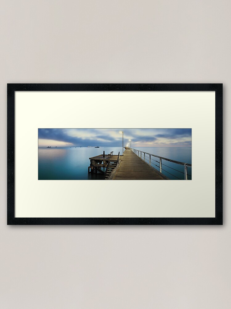 Alternate view of Beachport Jetty, South Australia Framed Art Print