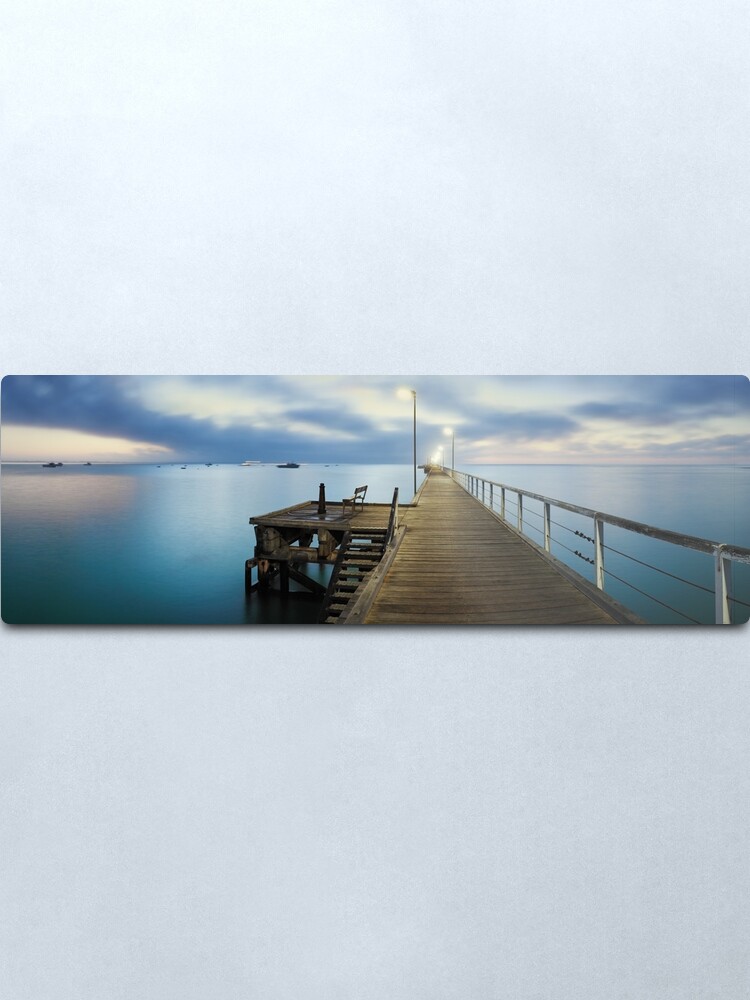 Alternate view of Beachport Jetty, South Australia Metal Print