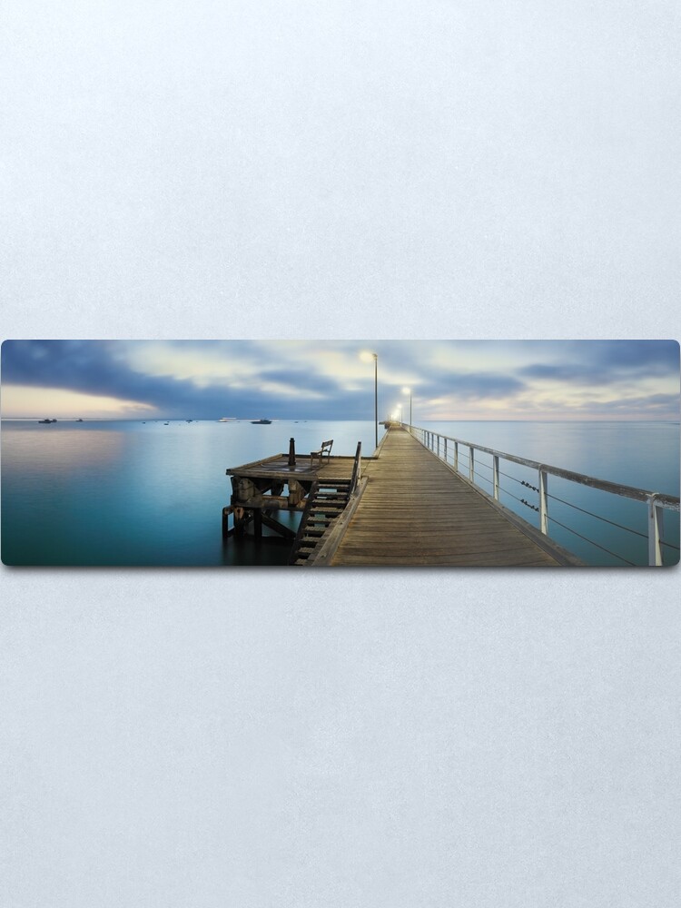 Alternate view of Beachport Jetty, South Australia Metal Print