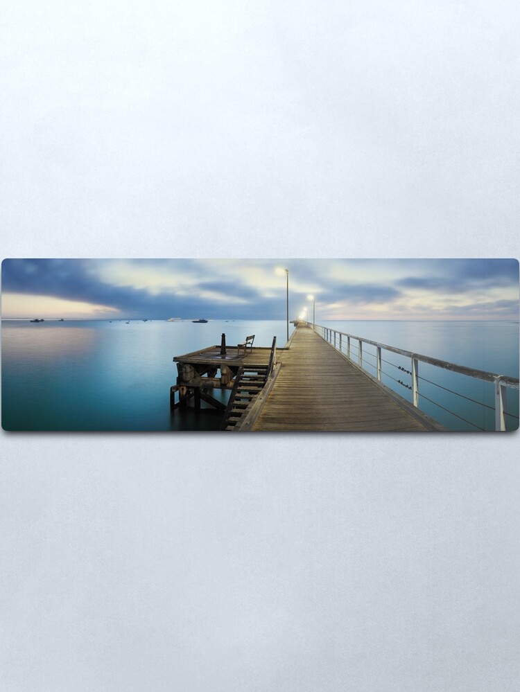 Alternate view of Beachport Jetty, South Australia Metal Print