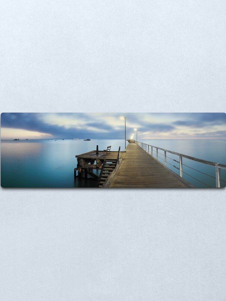 Alternate view of Beachport Jetty, South Australia Metal Print