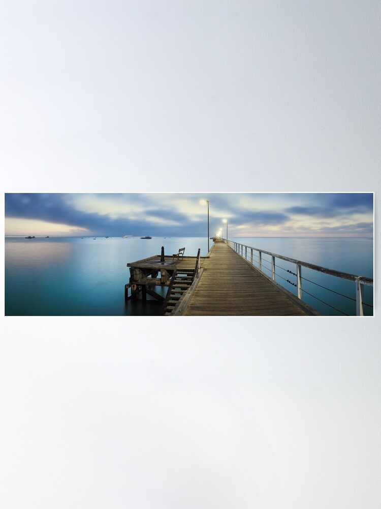 Thumbnail 1 of 3, Poster, Beachport Jetty, South Australia designed and sold by Chockstone.