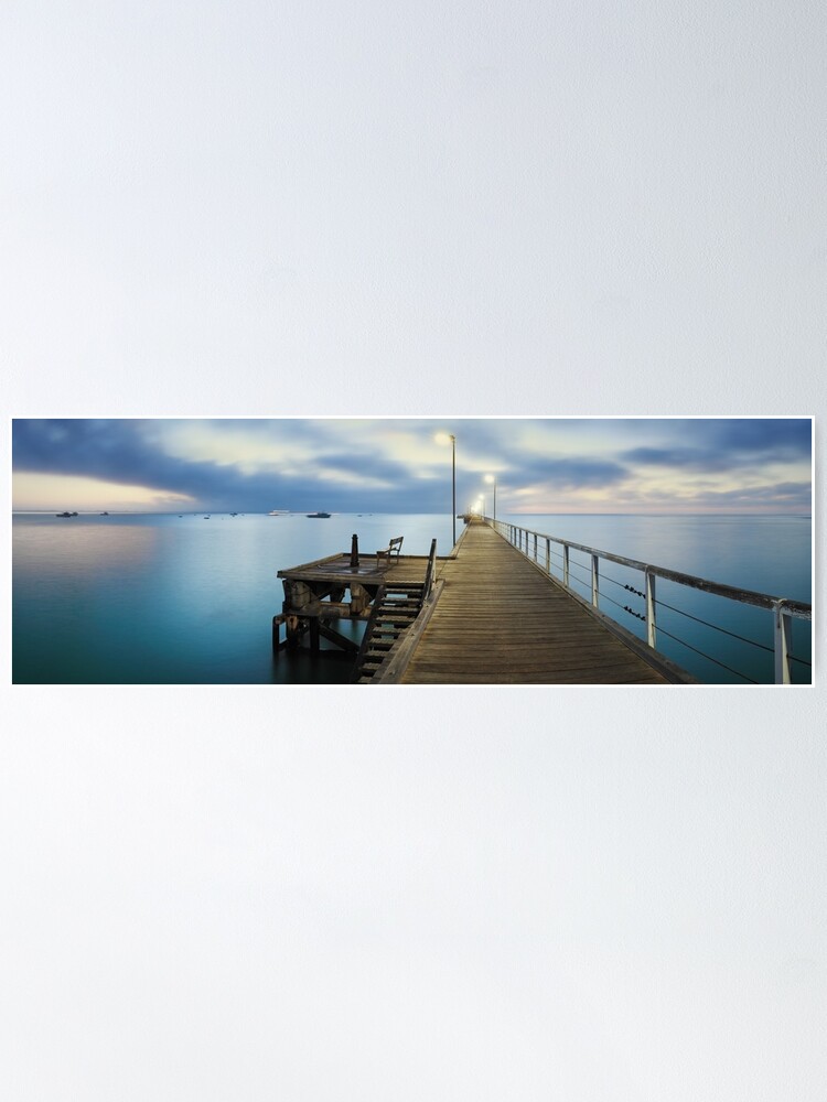 Thumbnail 1 of 3, Poster, Beachport Jetty, South Australia designed and sold by Chockstone.