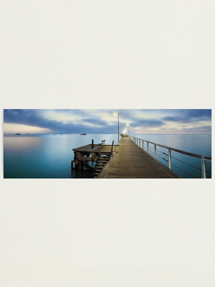 Thumbnail 1 of 3, Photographic Print, Beachport Jetty, South Australia designed and sold by Chockstone.