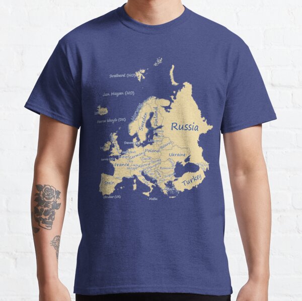 Printing Europe T-Shirts Sale | Redbubble