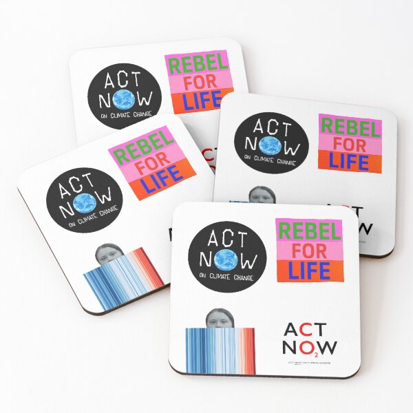 Item preview, ! NEW ! ACT NOW on CLIMATE CHANGE Sticker Pack (Number 1) designed and sold by Day Chapman.