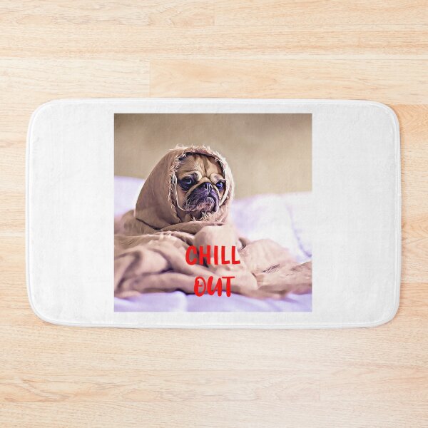 Item preview, Chill Out Pug designed and sold by InspireGifts.