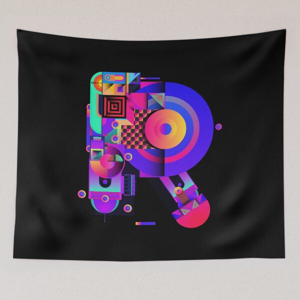 Item preview, Colorful Alphabet, Letter R designed and sold by Space-Bug.