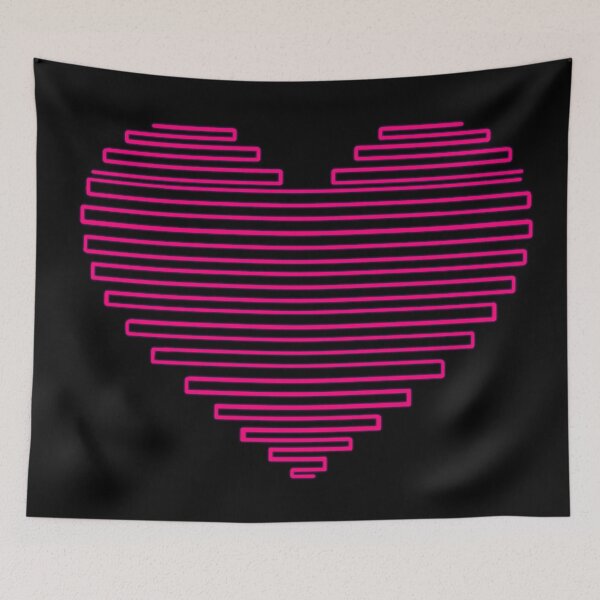 Item preview, Retro Neon Glowing Heart designed and sold by CupidAnimations.