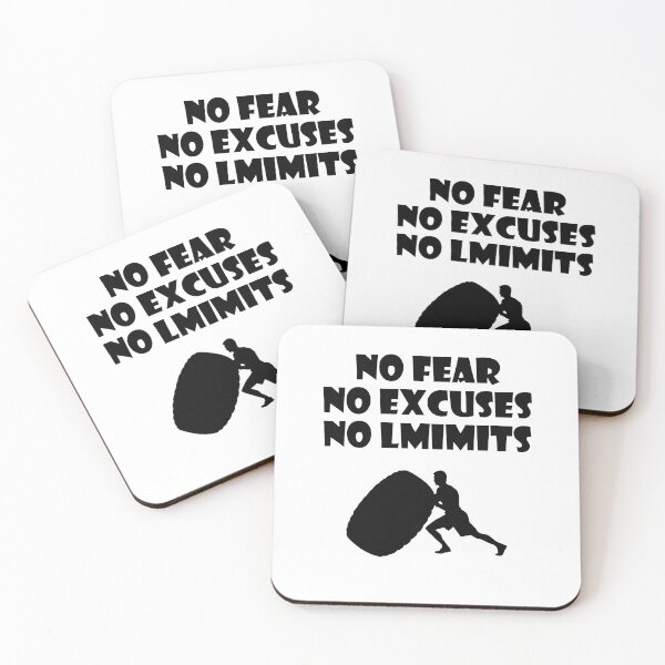 Item preview, NO FEAR NO EXCUSES NO LIMITS designed and sold by trainingclothes.