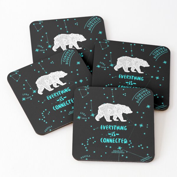 Item preview, Camping Shirt Hiking Bear Wild Sky | Everything is connected  designed and sold by Radu Matei.