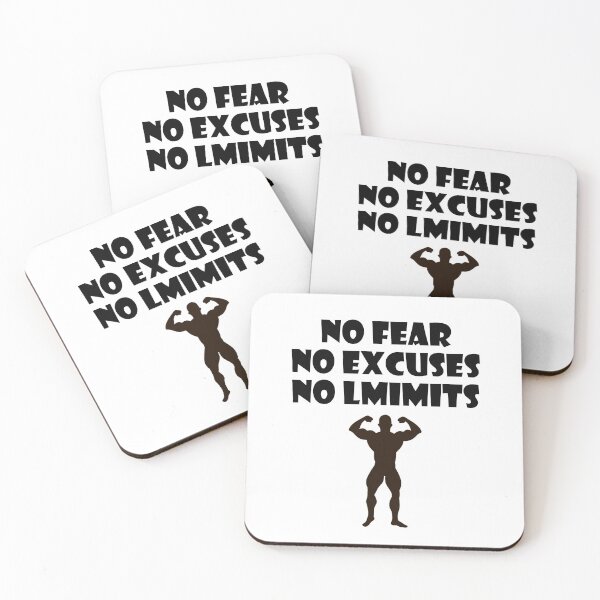 Item preview, NO FEAR NO EXCUSES NO LIMITS designed and sold by trainingclothes.