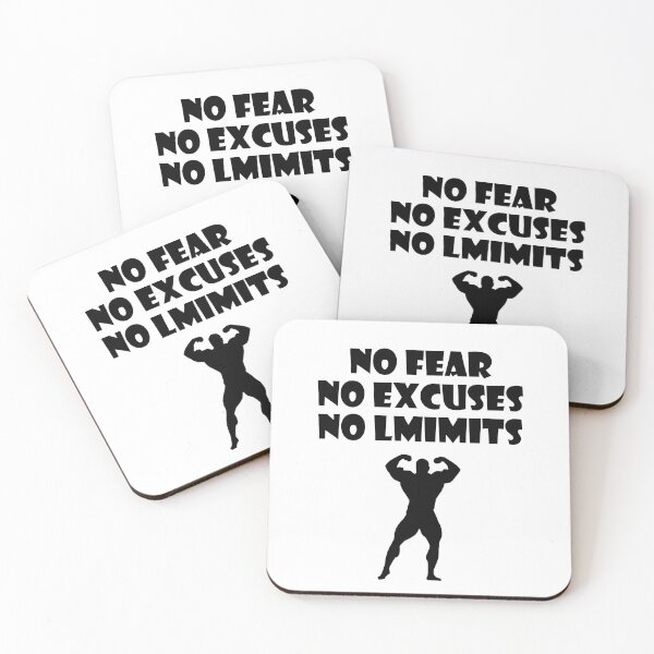Item preview, NO FEAR NO EXCUSES NO LIMITS designed and sold by trainingclothes.
