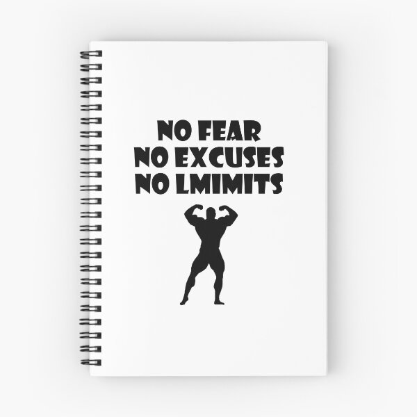 Item preview, NO FEAR NO EXCUSES NO LIMITS designed and sold by trainingclothes.
