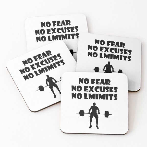 Item preview, NO FEAR NO EXCUSES NO LIMITS designed and sold by trainingclothes.